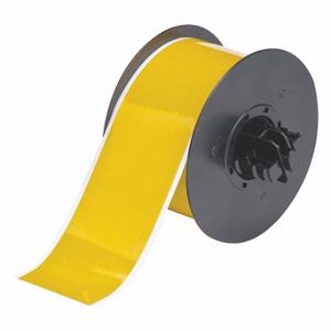 BRADY B30C-2250-584-YL Continuous Label Roll, 2 1/4 Inch X 50 Ft, Reflective, Yellow, Outdoor | CP2JHQ 6XHE2
