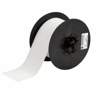 BRADY B30C-2250-855-WT Continuous Label Roll, 2 1/4 Inch X 50 Ft, Polyester, White, Indoor/Outdoor | CP2JHL 29TT40