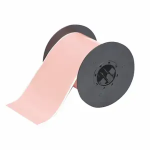 BRADY B30C-4000-569-PK Continuous Label Roll, 4 Inch X 100 Ft, Low Halide Polyester, Pink, Outdoor | CP2JLA 6UNC1