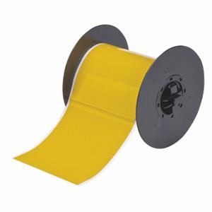 BRADY B30C-4000-584-YL Continuous Label Roll, 4 Inch X 50 Ft, Reflective, Yellow, Outdoor | CP2JPY 6XHE3