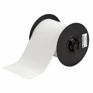 BRADY B30C-4000-855-WT Continuous Label Roll, 4 Inch X 50 Ft, Polyester, White, Indoor/Outdoor | CP2JPR 29TT44