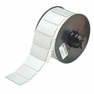 BRADY B30EP-173-593-SL Precut Label Roll, No Precut Hole, 1 x 2 Inch Size, Polyester, Silver, 300 Labels Per Roll | CP2KRW 6UMU8