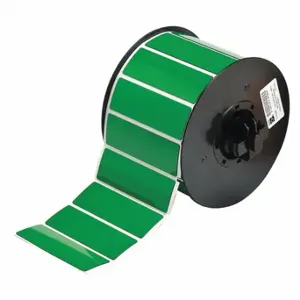 BRADY B30EP-176-593-GN Precut Label Roll, No Precut Hole, 1 x 3 Inch Size, Polyester, Green, 300 Labels Per Roll | CP2KTG 6UMT9