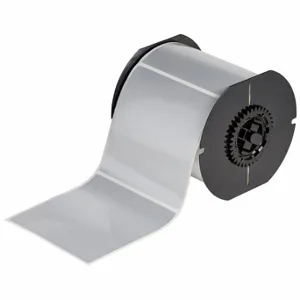 BRADY B33-161-434 Label, 4 Inch Size x 4 in, Metallized Polyester, Silver, 350 Labels per Roll | CU6RTZ 792W34