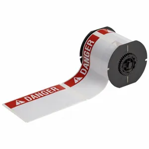 BRADY B33-25-483-ANSIDA Label, Danger, 6 Inch Size x 4 in, Halogen Free Polyester, White, Outdoor, 250 Labels | CP2DQU 792WA1