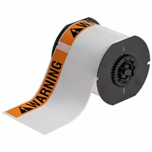 BRADY B33-25-483-ANSIWA Label, Warning, 6 Inch Size x 4 in, Halogen Free Polyester, White, Outdoor, 250 Labels | CP2ETC 792WA0