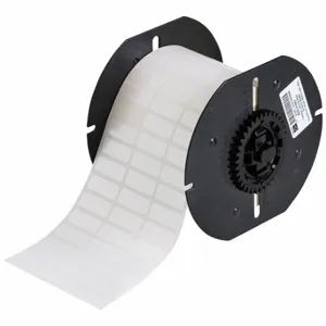 BRADY B33-3-422 Label, 3/8 Inch Size x 1 in, Halogen Free Polyester, White, 7000 Labels | CP2ETZ 792W86