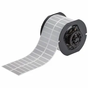 BRADY B33-37-413 Label, 1/2 Inch Size x 1 1/2 in, Polyester, Light Gray, 5000 Labels | CP2CNN 792W20