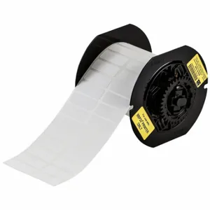 BRADY B33-37-439 Label, 1/2 Inch Size x 1 1/2 in, Vinyl, White, 5000 Labels | CP2CNP 792W54