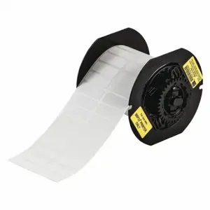 BRADY B33-37-7425 Precut Label Roll, Rectangle, 1/2 x 1 1/2 Inch Size, Cryogenic Autoclavable Polypropylene | CR8PKZ 56KG37