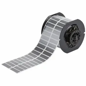 BRADY B33-37-8591-SL Label, 1/2 Inch Size x 1 1/2 in, Halogen Free Polyester, Silver, 4000 Labels | CP2CND 792W66