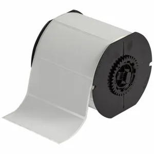 BRADY B33-55-486 Label, 2 Inch Size x 4 in, Metallized Polyester, Light Gray, 500 Labels per Roll | CU6RTM 792W49