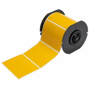 BRADY B33-76-8591-YL Label, 3 Inch Size x 4 in, Halogen Free Polyester, Yellow, 400 Labels | CP2DFP 792W65