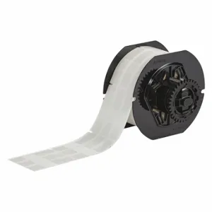 BRADY B33RO-292-427 Precut Label Roll, 1 3/4 x 1/2 Inch Size, Vinyl, Black On White | CV2QWQ 60EW45