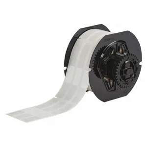 BRADY B33RO-293-427 Precut Label Roll, 2 3/4 x 1/2 Inch Size, Vinyl, Black On White | CV2QXL 60EW52