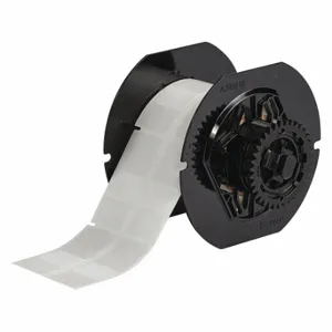 BRADY B33RO-294-427 Precut Label Roll, 1 3/4 x 1 Inch Size, Vinyl, Black On White | CV2QWM 60EW47