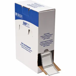 BRADY BM-1000-175-342 Sleeve, 1 3/4 x 1 21/32 Inch Size, 1 Inch Size, Polyolefin, White | CP2LWY 803MW3