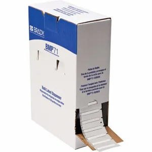 BRADY BM-125-175-342 Sleeve, 1 3/4 x 15/64 Inch Size, 1/8 Inch Size, Polyolefin, White | CP2LXT 803RH9