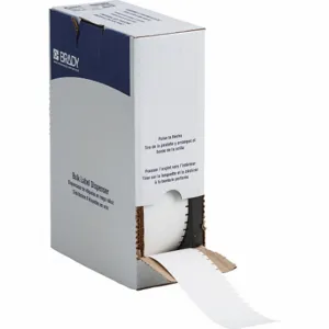 BRADY BM-40-412 Tag, 3/8 Inch x 1 15/16 Inch, 1 15/16 Inch, Polypropylene, White, 5000 Tags | CV3WCN 803RG6