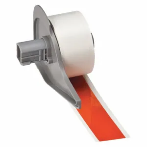 BRADY BM71C-1000-584-OR Continuous Label Roll Inch Box, 1 Inch X 75 Ft, Reflective Vinyl, Orange, Outdoor | CP2AXT 5UCP6