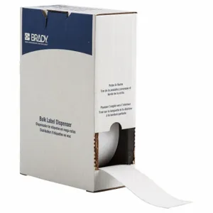 BRADY BM7C-2000-854-WT Label, 2 Inch Size x 75 ft, Metal Detectable Polyester, White, Indoor | CP2DEB 803MW8