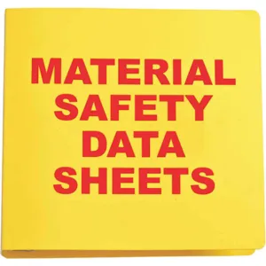 BRADY BR825A Binder Material Safety Data Sheets | AF7ALK 20TH17