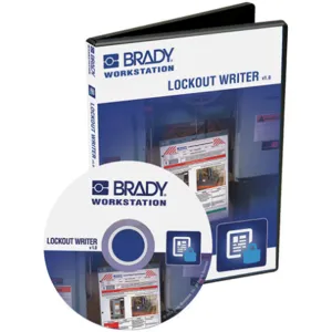 BRADY BWRK-LOW-CD Lockout Software English CD | AH8GLP 38RX27