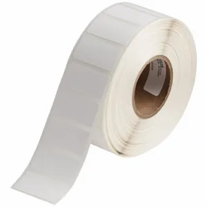 BRADY J20-136-2475 Label, 3/4 Inch Size x 1 1/2 in, Polyester, White, 1000 Labels | CP2DGY 792WD0