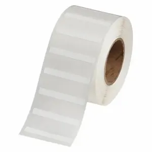 BRADY J20-151-7425J Precut Label Roll, 1/4 x 2 Inch Size, Cryogenic Autoclavable Polypropylene, White | CP2KBW 493P98