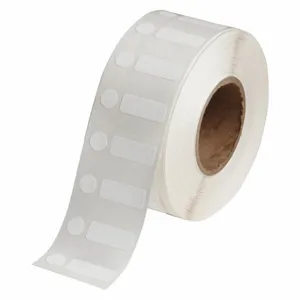 BRADY J20-152-7425J Precut Label Roll, Rectangle, 3/8 x 1 Inch Size, Cryogenic Autoclavable Polypropylene | CR8RNP 493P91