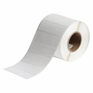 BRADY J20-18-7425J Precut Label Roll, Rectangle, 1 x 3 Inch Size, Cryogenic Autoclavable Polypropylene, White | CR8PKJ 56KH03