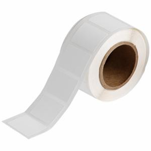 BRADY J20-235-2475 Label, 1 Inch Size x 1 1/2 in, Polyester, White, 750 Labels | CP2CEV 792WD1