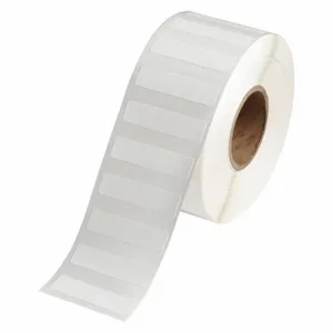 BRADY J20-53-7425J Precut Label Roll, 1/2 x 2 Inch Size, Cryogenic Autoclavable Polypropylene, White | CP2JYJ 493P86