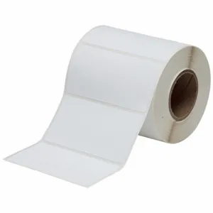 BRADY J20-55-2475 Label, 2 Inch Size x 4 in, Polyester, White, 250 Labels | CP2ETN 792WC3