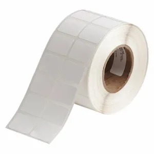 BRADY J20-88-7425J Precut Label Roll, Rectangle, 3/4 x 1 Inch Size, Cryogenic Autoclavable Polypropylene | CR8QFV 493P87