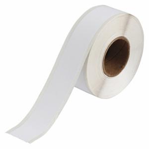 BRADY J20C-1125-2595 Continuous Label Roll, 1 1/8 Inch X 100 Ft, Vinyl, White, Indoor | CP2HWZ 493P75