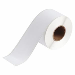 BRADY J20C-2250-2569 Continuous Label Roll, 2 1/4 Inch X 100 Ft, Polyester, White, Indoor | CP2JFM 493P79