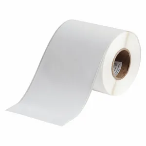 BRADY J20C-4000-2585 Continuous Label Roll, 4 Inch X 100 Ft, Polypropylene, White, Outdoor | CP2JME 60EW19