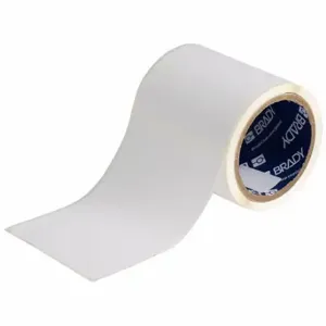 BRADY J40-25-2475 Label, 6 Inch Size x 4 in, Polyester, White, 80 Labels, 0.0045 Inch Size Label Thick | CP2DPC 792WC9