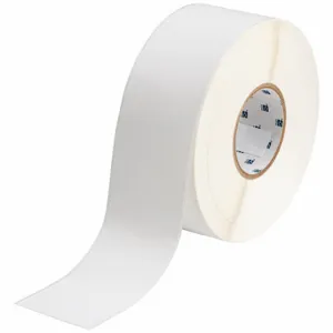 BRADY J40C-2250-2475 Label, 2 1/4 Inch Size x 100 ft, Polyester, White, Indoor, 0.0045 Inch Size Label Thick | CP2DAD 792WE2