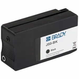 BRADY J50-BK Ink Cartridge, Black, J5000 | CP2BLY 52YC28