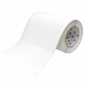 BRADY J50C-8000-2585 Continuous Label Roll, 8 Inch X 100 Ft, Polypropylene, White, Outdoor | CP2JQP 60EW29