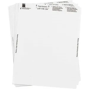 BRADY LAT-176-124 Wire Marker Tag Paper | AH2RTR 30DC94