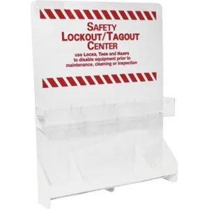 BRADY LC503E Safety Lockout/tagout Center Red/white | AD2YPA 3WPK8