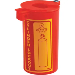 BRADY LM023E Gas Cylinder Lockout 6 Length x 3-1/2 In | AA9VBL 1FYT7