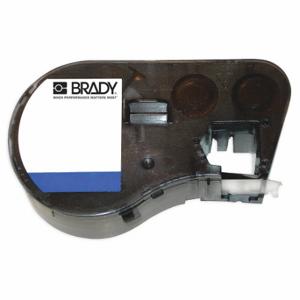 BRADY M-194-481 Precut Label Roll Cartridge, 3/4 Inch X 29/32 Inch, Autoclavable Polyester, Black On White | CP2BJM 21U213