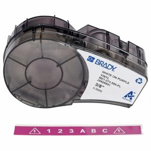 BRADY M21-375-595-PL Continuous Label Roll Cartridge, 3/8 Inch, 3/8 Inch X 21 Ft, Autoclavable Vinyl | CP2BFB 20XW84