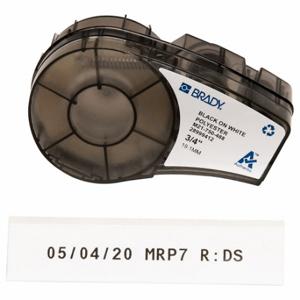 BRADY M21-750-488 Continuous Label Roll Cartridge, 3/4 Inch, 21 Ft, Cryogenic Autoclavable Polyester | CP2BEG 3PXY7