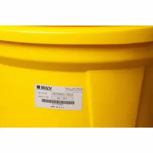 BRADY M6-1400-595-WT Label, Rectangle, 1 1/2 Inch Size x 1 1/2 in, 1 1/2 in, Vinyl, White, -40 Deg to 180 Deg F | CR8PEG 803TZ2