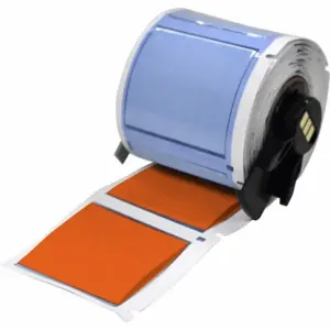 BRADY M6-1000-175-342-OR Sleeve, 1 3/4 x 1 43/64 Inch Size, 1 3/4 Inch Size, Polyolefin, Orange, 50 Labels Per Roll | CP2MKC 803UH1